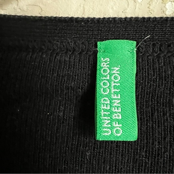 United Colors Of Benetton Black Vneck Cardigan - Picture 4 of 7